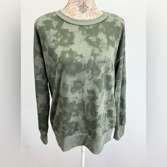 MONDETTA Olive Green Camo  Sweatshirt size M - Picture 11 of 16